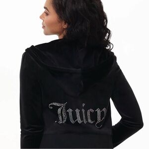 Juicy Couture Black Velour Jacket